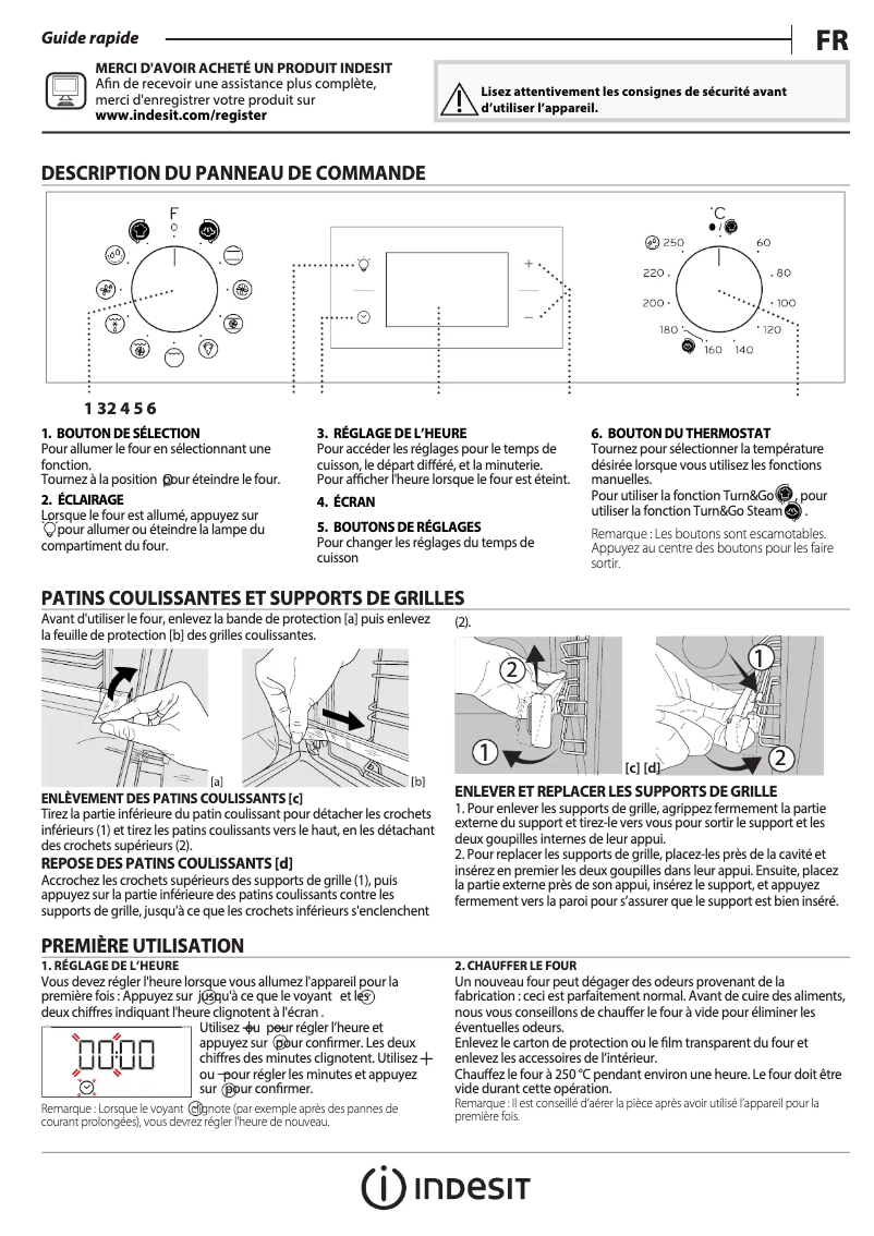 Page n°1 - Manuel utilisateur Indesit IFWS 4841 JH BL