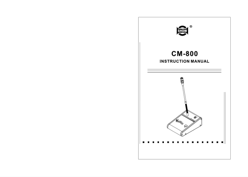 Page 1 de la notice Manuel utilisateur Karma CM 800