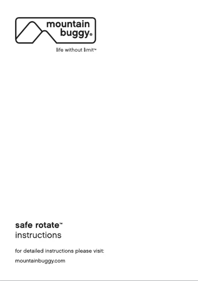 Page n°1 - Manuel utilisateur Mountain Buggy Safe Rotate