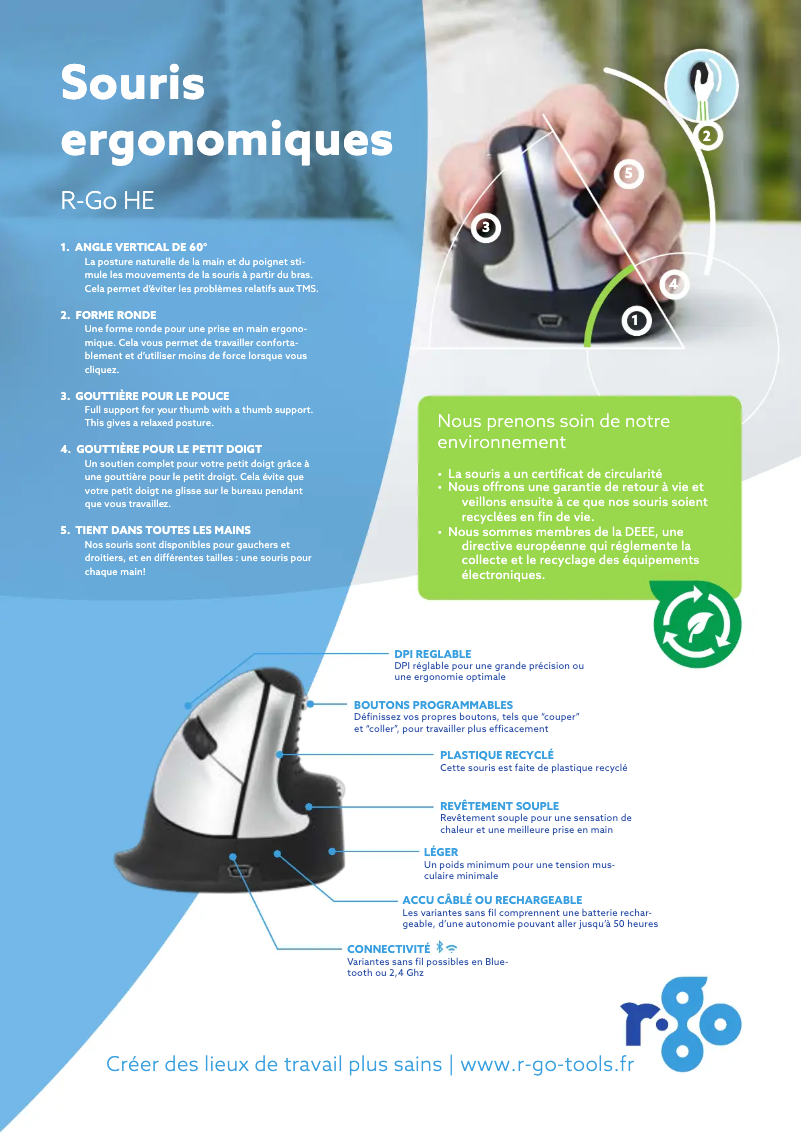 Page 1 de la notice Manuel utilisateur R-Go Tools R-Go HE