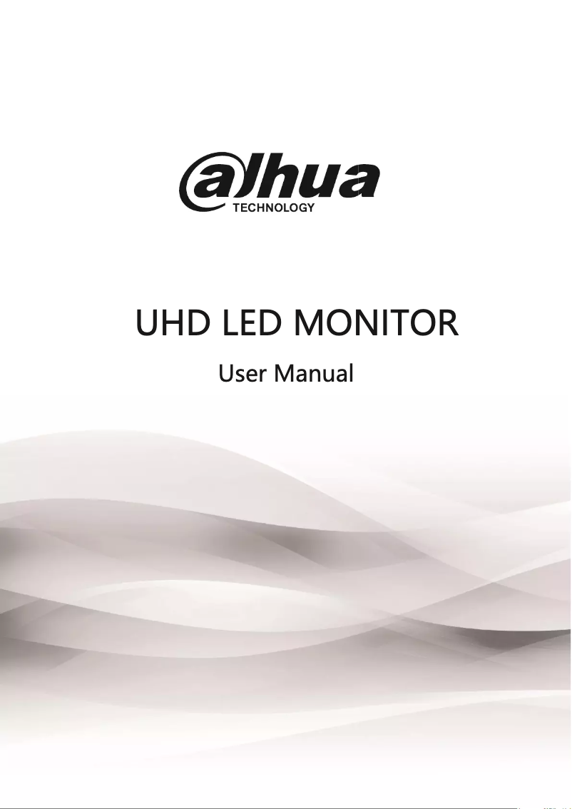 Page 1 de la notice Manuel utilisateur Dahua Technology LM27-F410