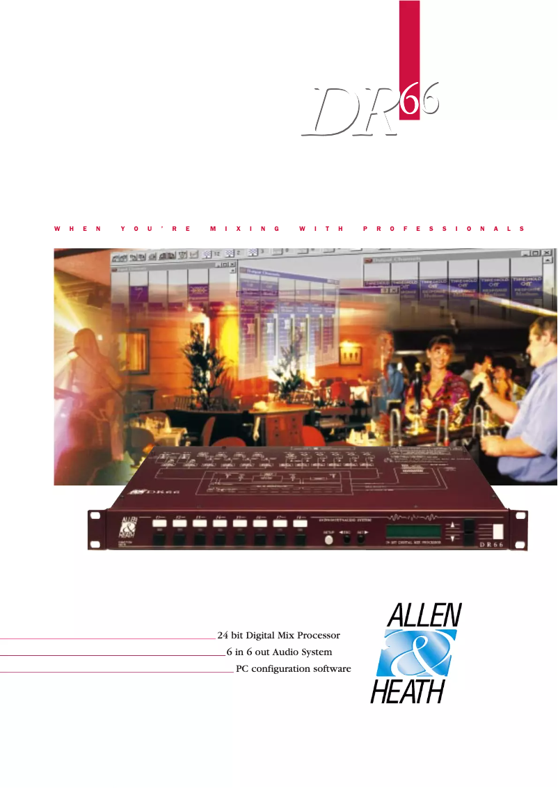 Page n°1 - Brochure Allen & Heath DR66