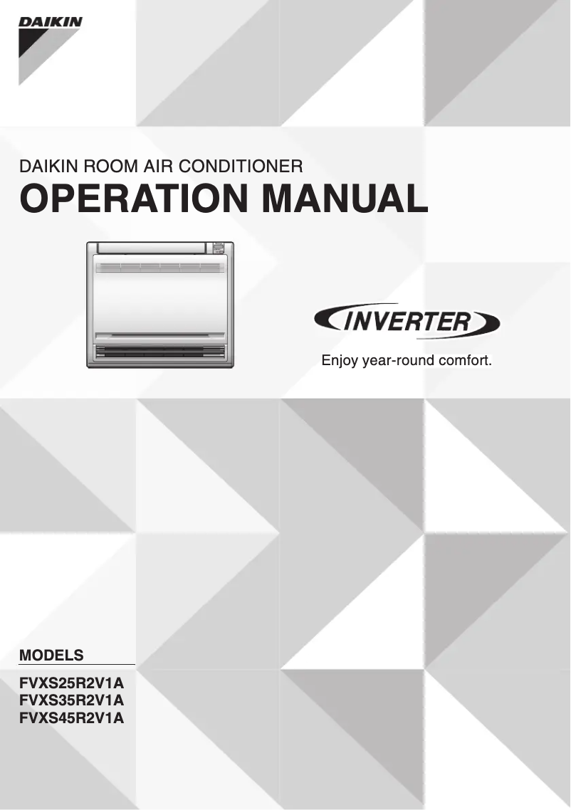 Página 1 del manual Manual de usuario Daikin FVXS35R2V1A