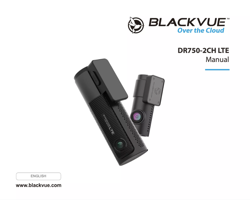 Page n°1 - Manuel utilisateur BlackVue DR750-2CH