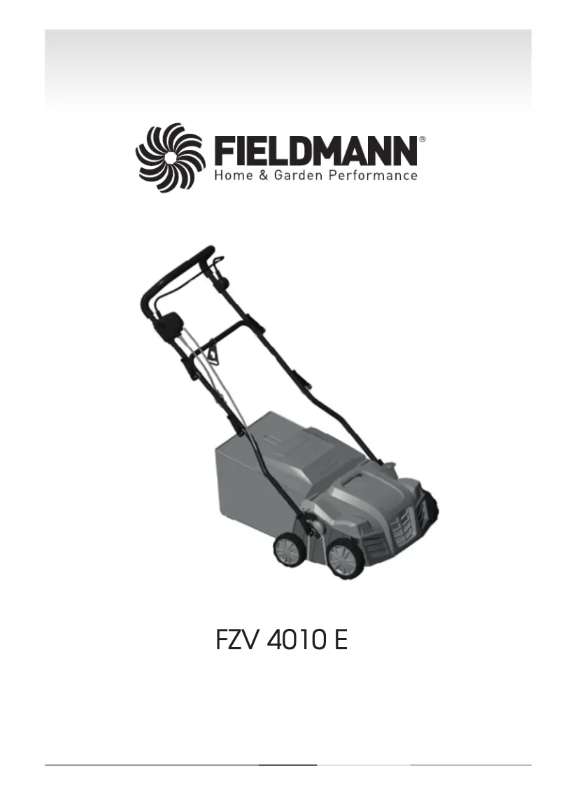 Page 1 de la notice Manuel utilisateur Fieldmann FZV 4010-E