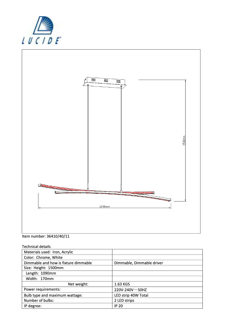 Image de la première page du manuel de l'appareil Dual LED