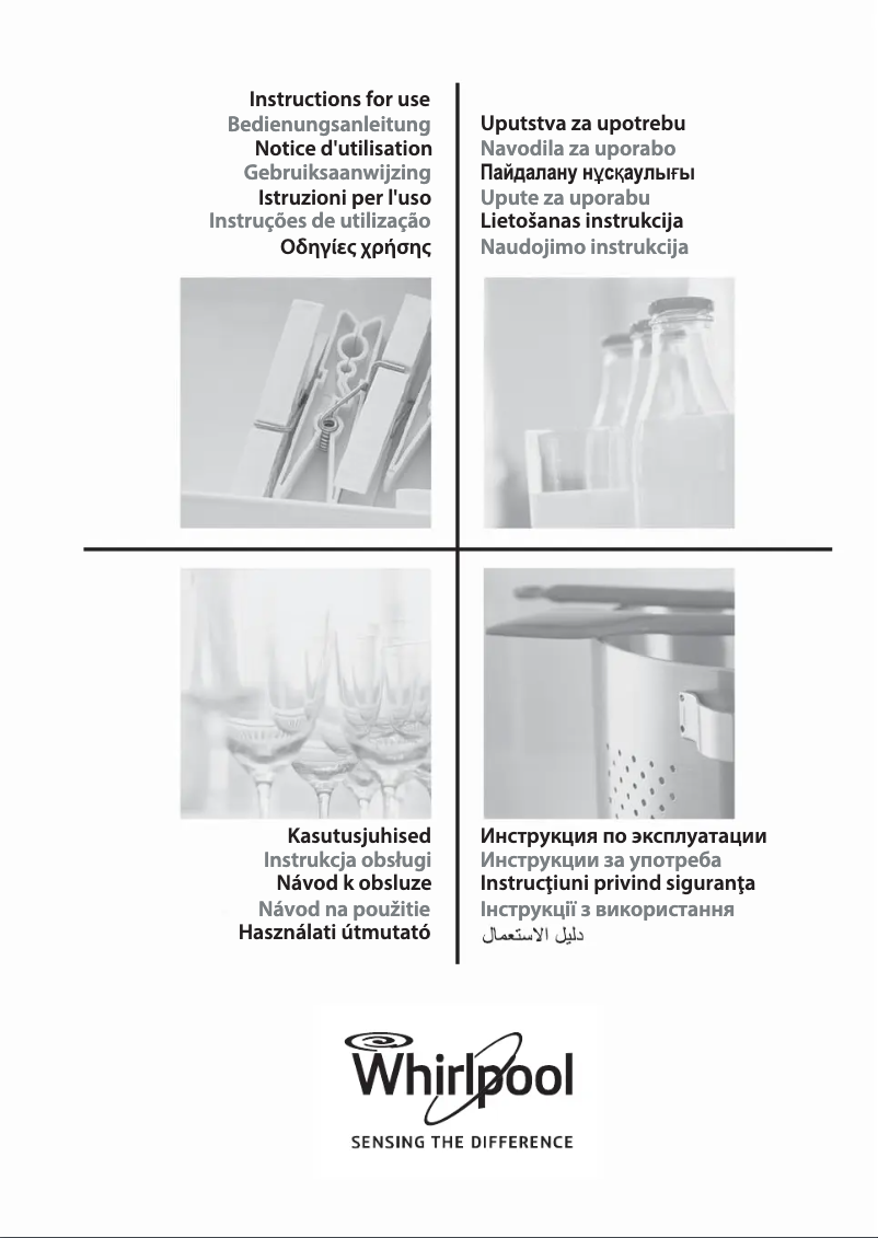 Page 1 de la notice Manuel utilisateur Whirlpool ACM 877/NE/IXL
