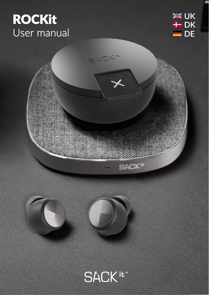 Page 1 de la notice Manuel utilisateur SACK it ROCKit