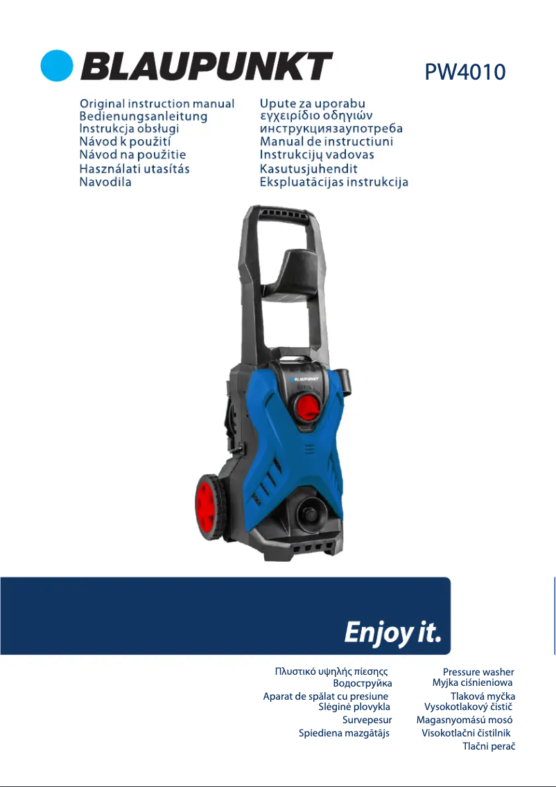Page 1 de la notice Manuel utilisateur Blaupunkt PW4010