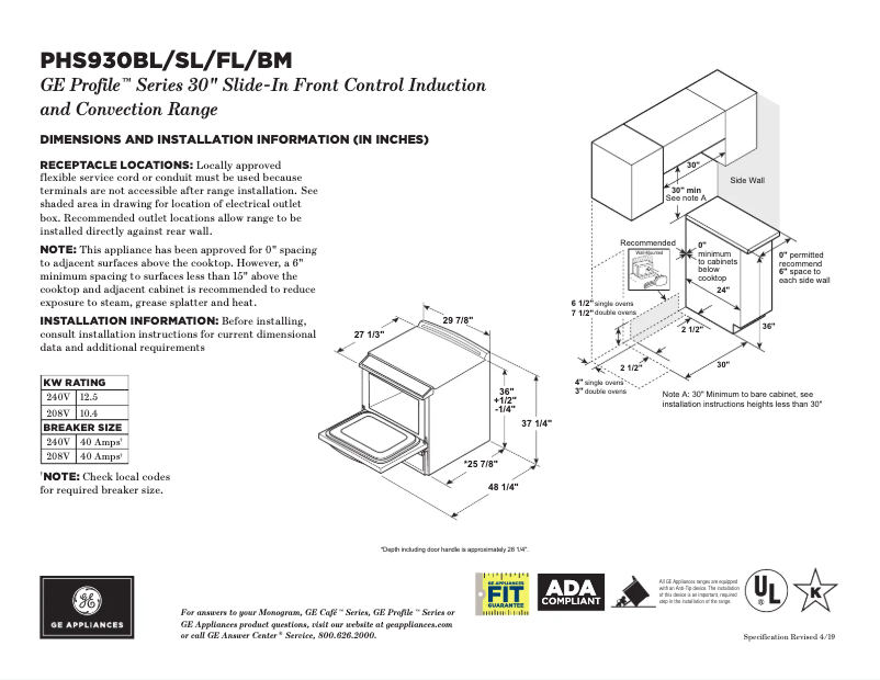 Image de la première page du manuel de l'appareil PHS930BLTS