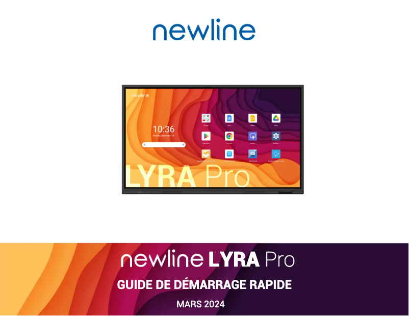 Página 1 del manual Manual de usuario Newline TT-6523QA