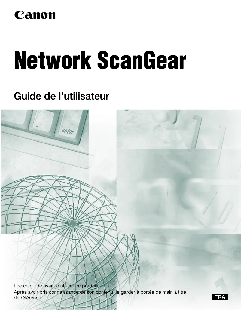 Image de la première page du manuel de l'appareil imageRUNNER 85