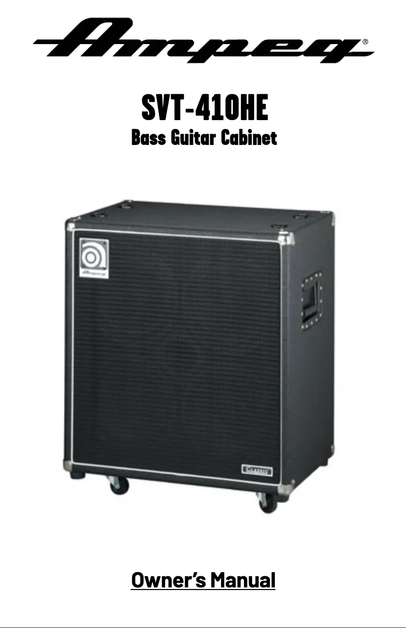 Image de la première page du manuel de l'appareil SVT-410HE