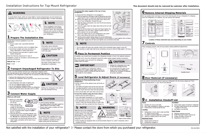 Image de la première page du manuel de l'appareil CRT186QW