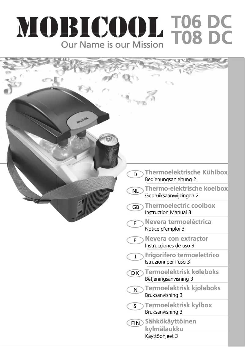 Página 1 del manual Manual de usuario Dometic Mobicool T06 DC