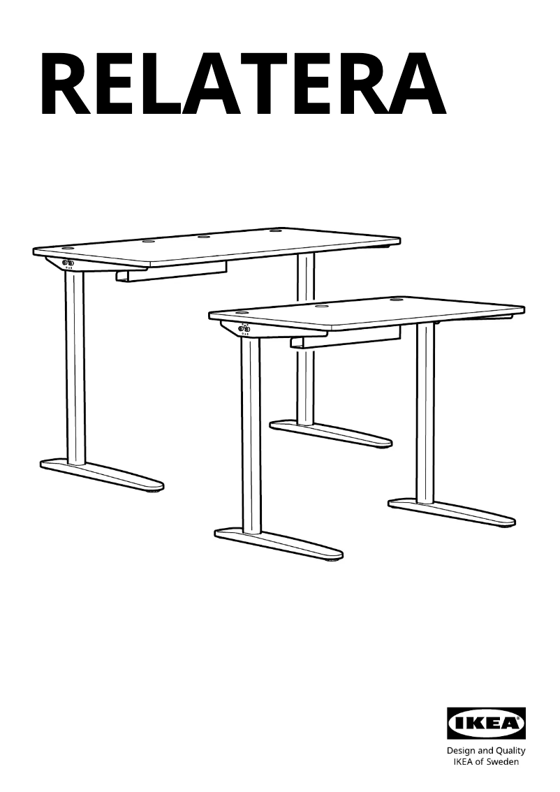 Image de la première page du manuel de l'appareil RELATERA 405.406.19