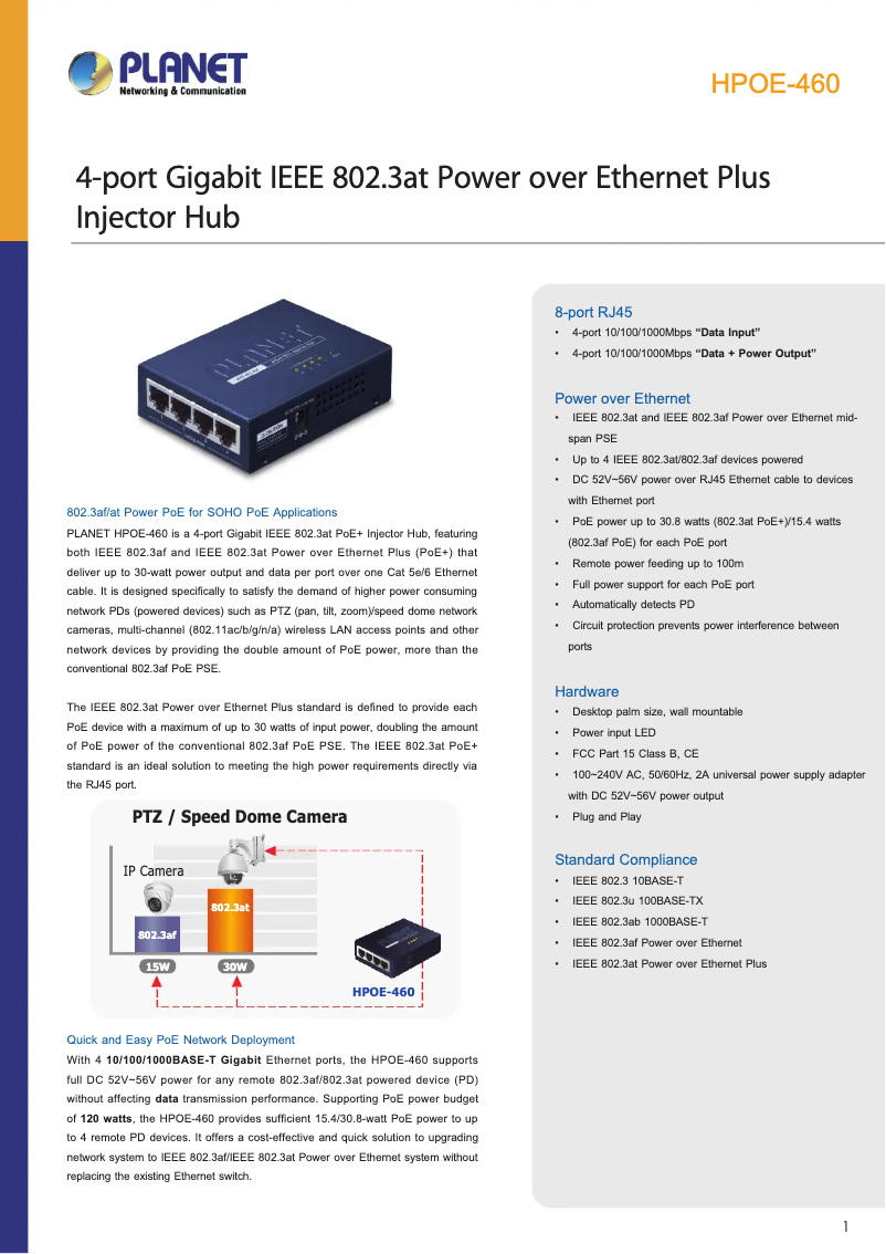 Image de la première page du manuel de l'appareil HPOE-460