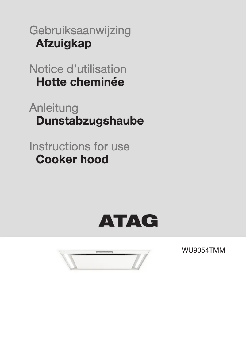 Page 1 de la notice Mode d'emploi Atag WU9054TMM