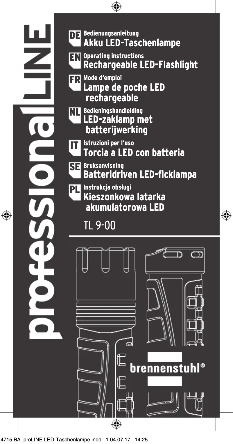 Page 1 de la notice Manuel utilisateur Brennenstuhl TL 9-00