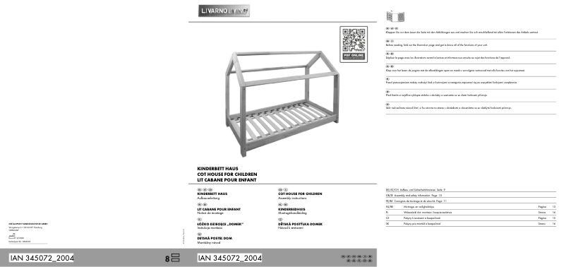 Page n°1 - Manuel utilisateur Livarno Lux IAN 345072