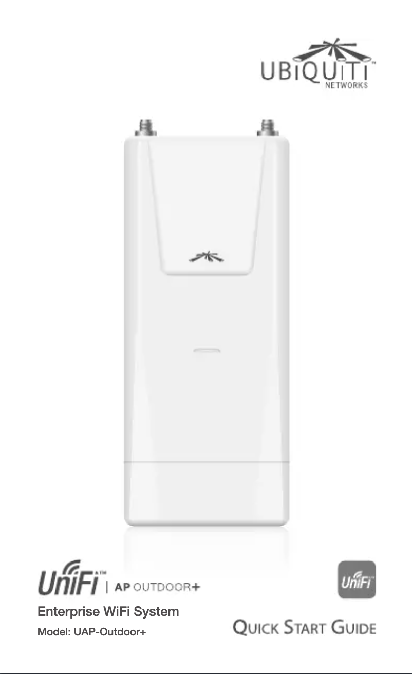 Page 1 de la notice Manuel utilisateur Ubiquiti Networks UniFi AP Outdoor 5G