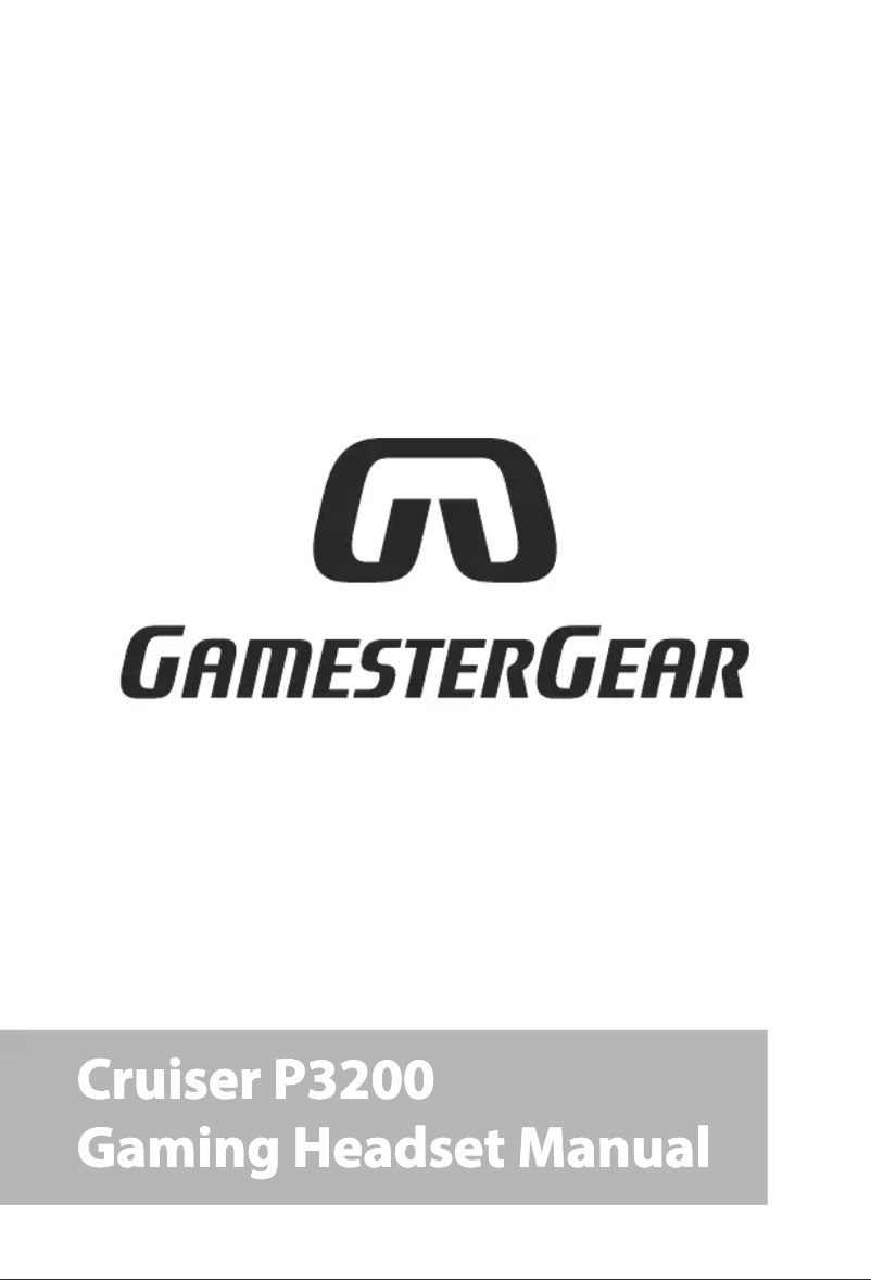 Page n°1 - Manuel utilisateur Syba GamesterGear Cruiser P3200