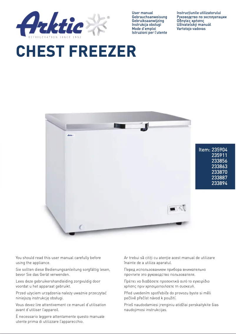 Image de la première page du manuel de l'appareil 233856