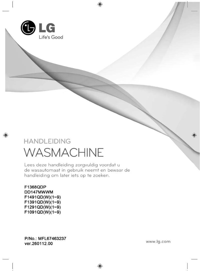 Page n°1 - Manuel utilisateur LG F1091