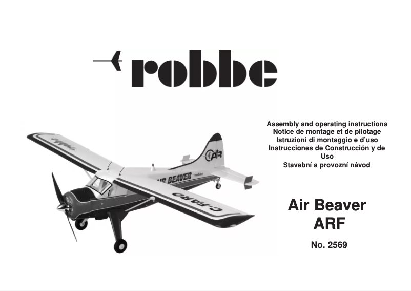 Page 1 de la notice Manuel utilisateur Robbe Air Beaver
