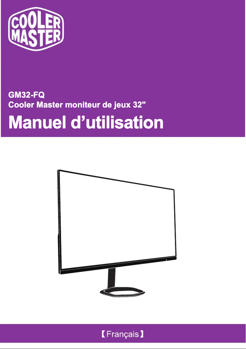 Image de la première page du manuel de l'appareil Gaming GM32-FQ