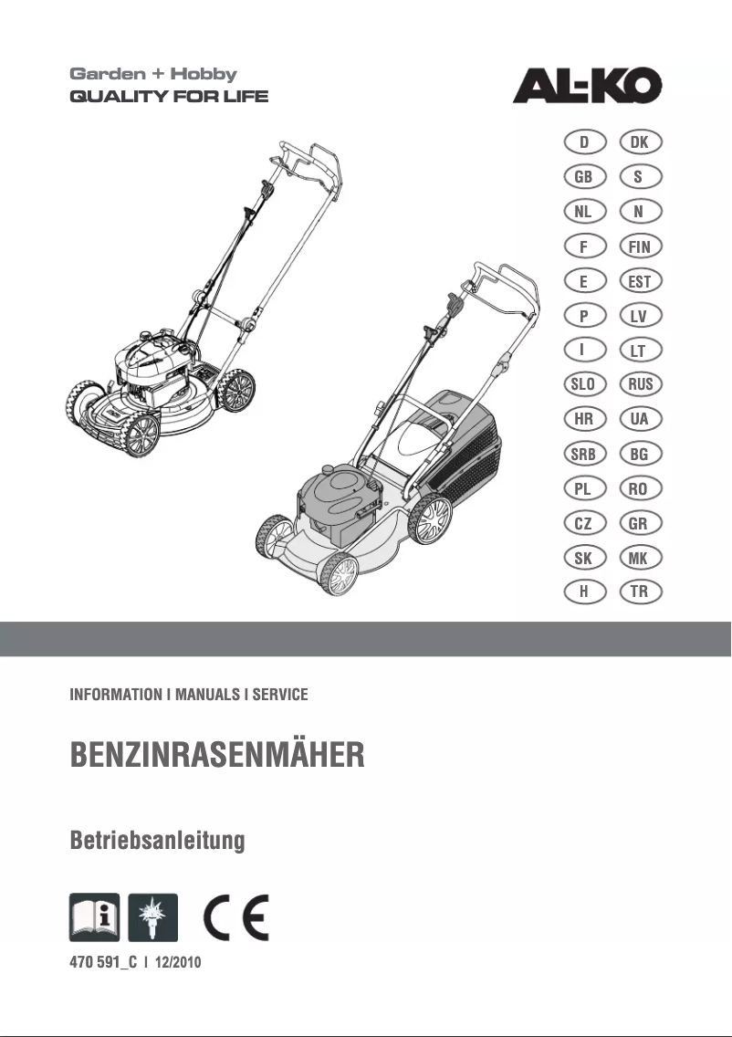 Page 1 de la notice Manuel utilisateur AL-KO Powerline 4703 BR