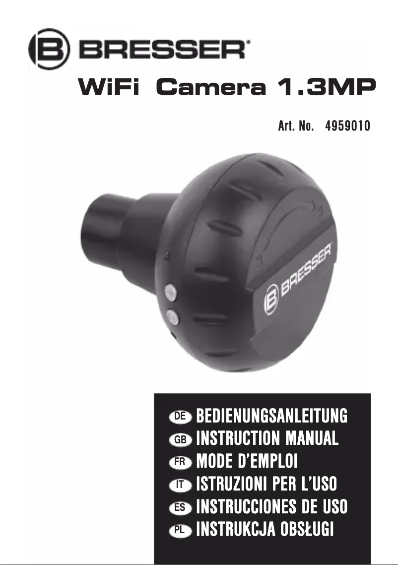 Page n°1 - Manuel utilisateur Bresser WiFi Camera 4959010