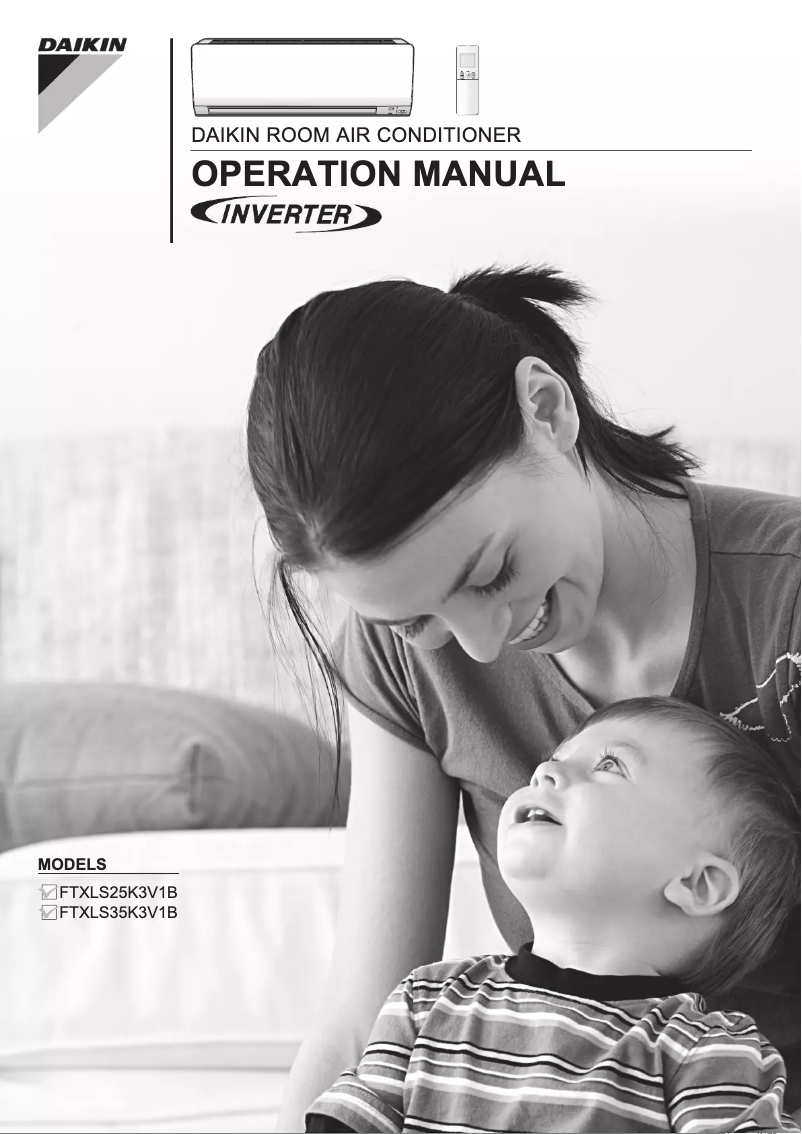 Page 1 de la notice Manuel utilisateur Daikin FTXLS35K3V1B