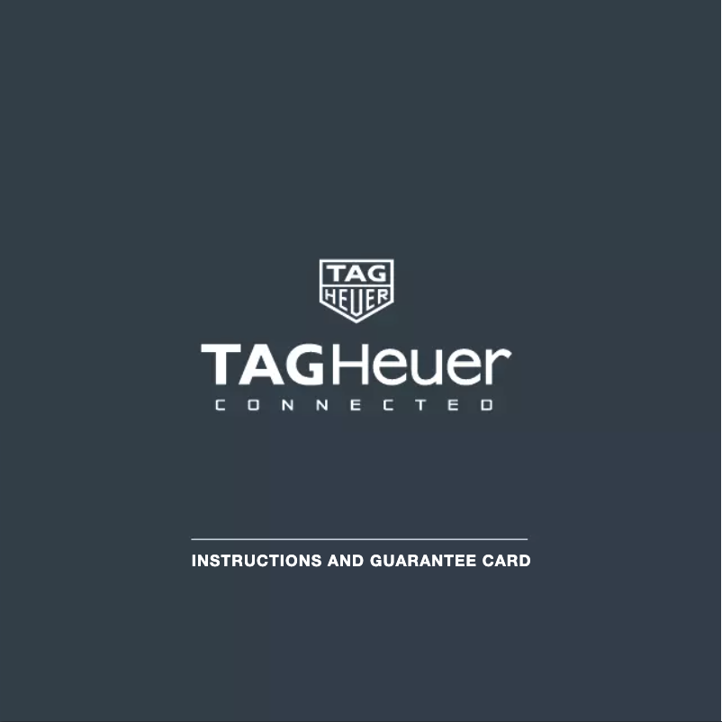 Image de la première page du manuel de l'appareil CONNECTED