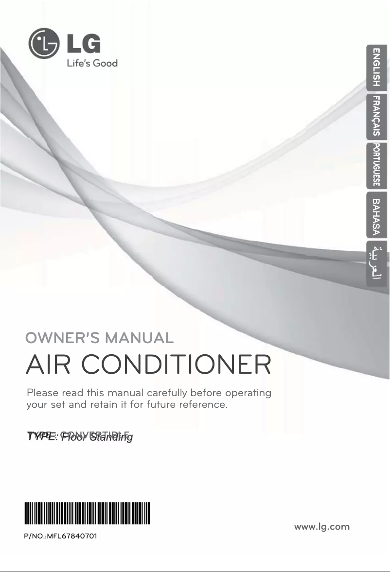 Page 1 de la notice Manuel utilisateur LG TPNH808FLA4