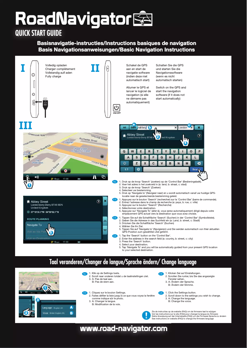 Image de la première page du manuel de l'appareil RN300