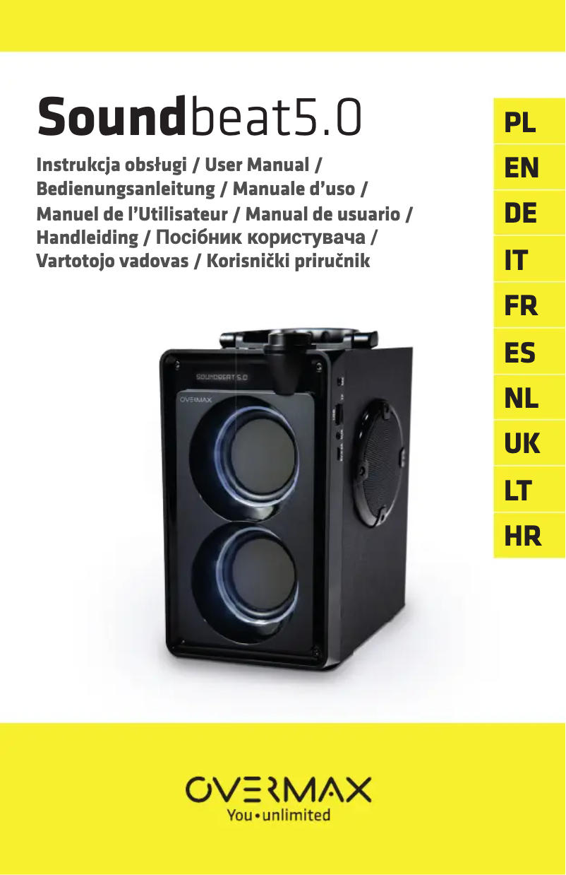 Image de la première page du manuel de l'appareil Soundbeat 5.0