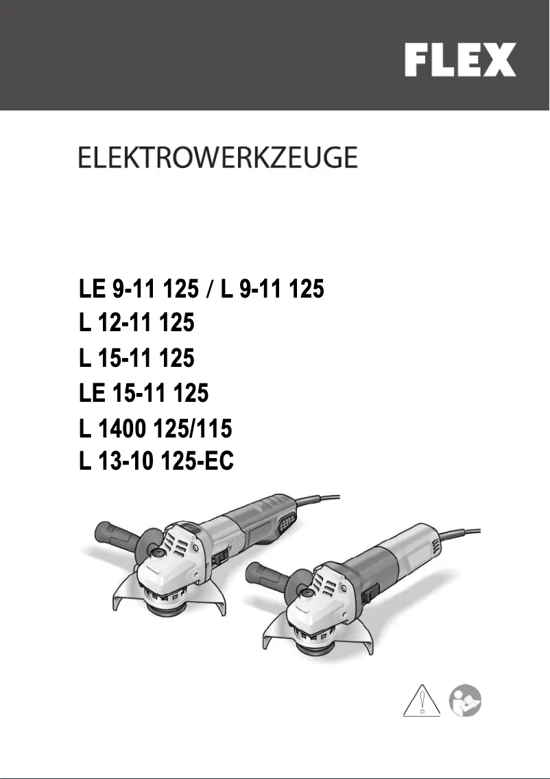 Page n°1 - Manuel utilisateur Flex L 12-11 125