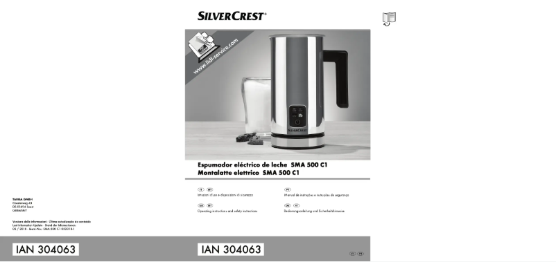 Imagen de la primera página del manual del dispositivo SMAS 500 B2