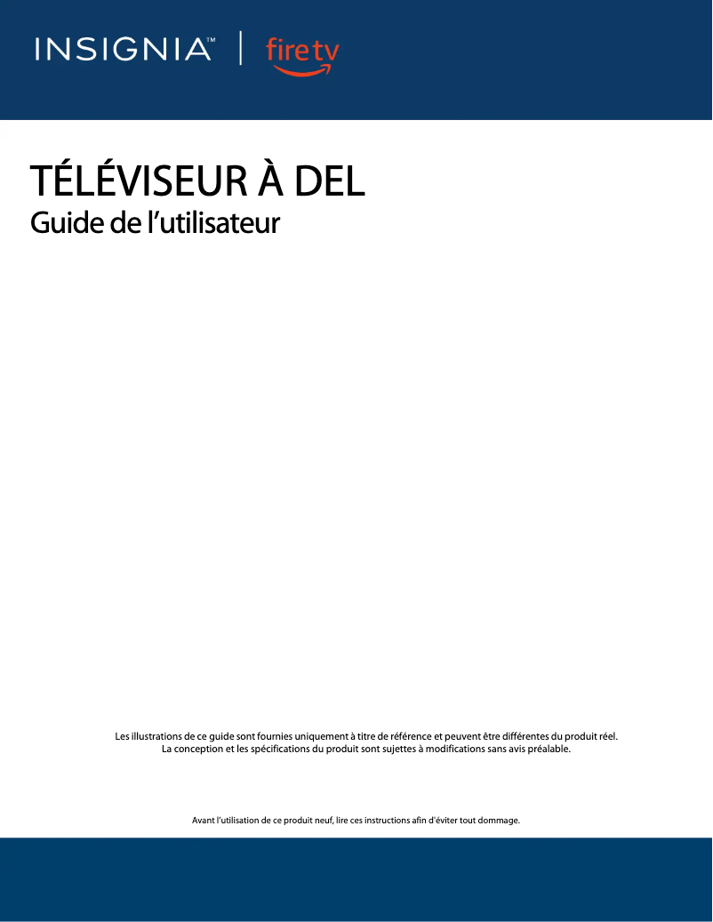 Imagen de la primera página del manual del dispositivo NS-75F501NA25