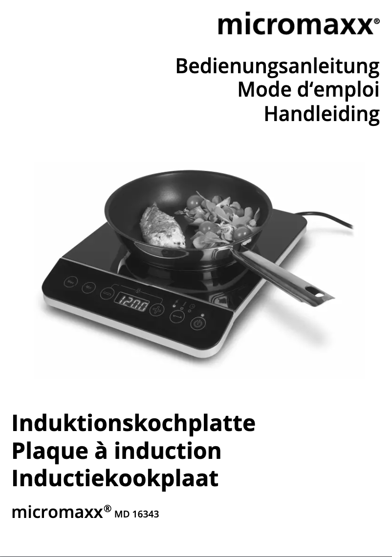 Image de la première page du manuel de l'appareil MD 16343