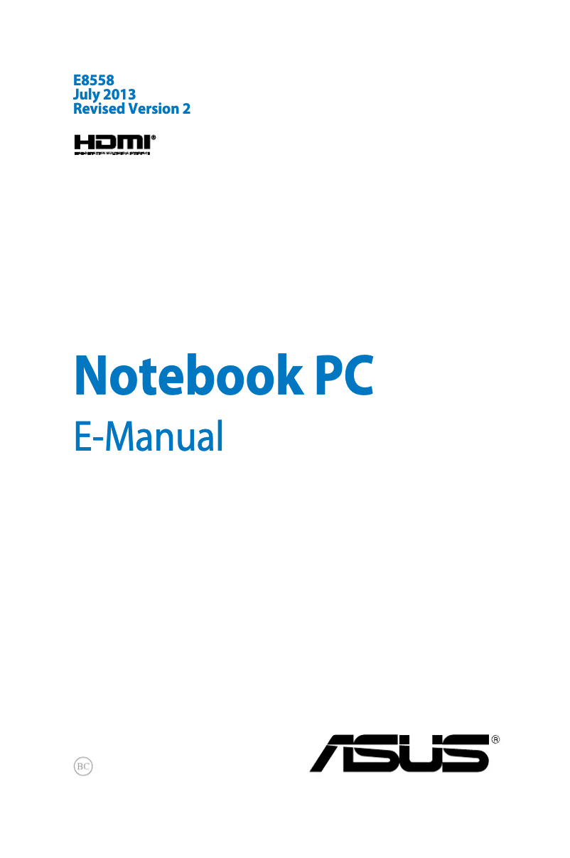 Page n°1 - Manuel utilisateur Asus G750JZ