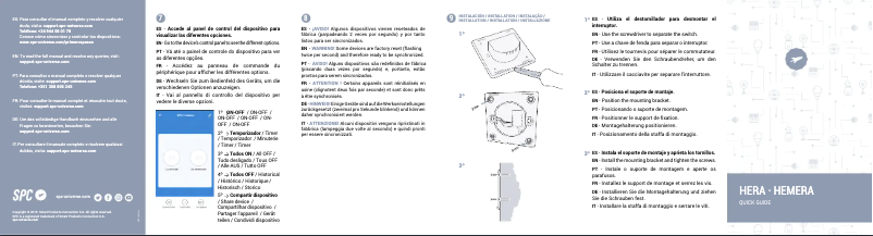 Image de la première page du manuel de l'appareil HERA