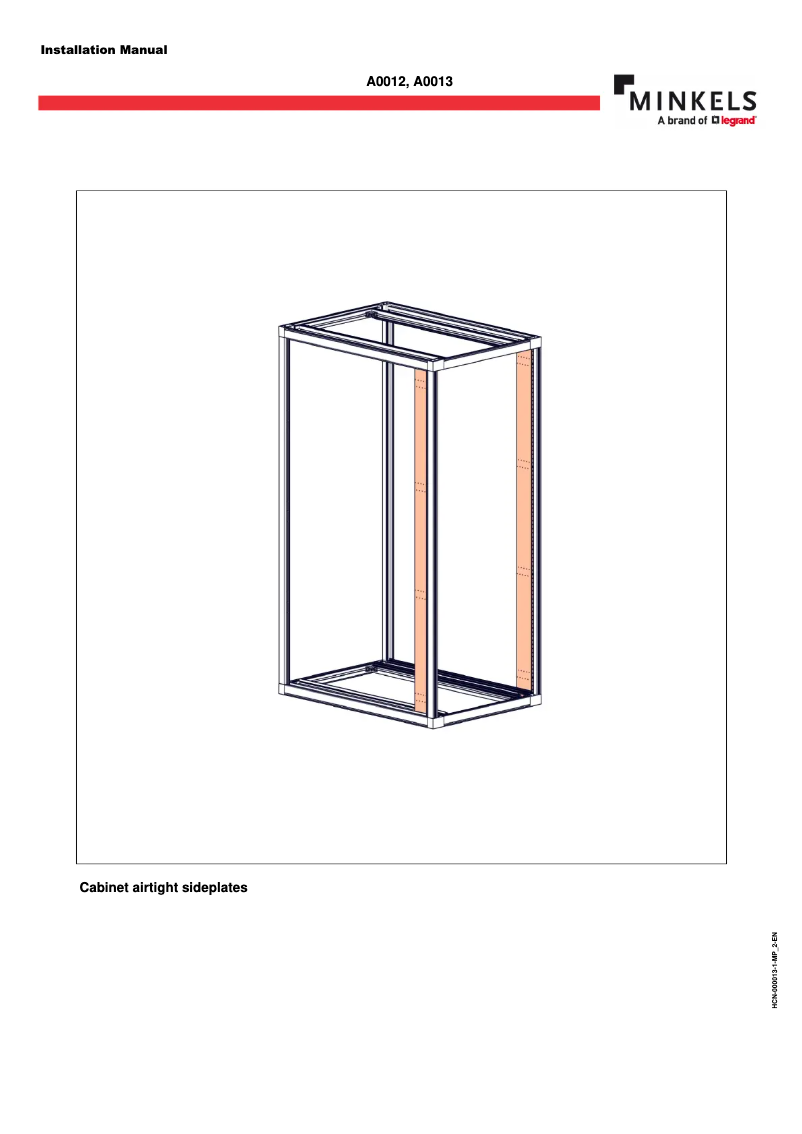 Image de la première page du manuel de l'appareil A0013-000042-400-1