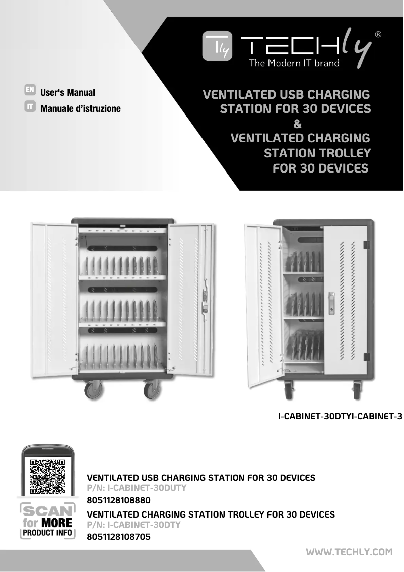 Image de la première page du manuel de l'appareil I-CABINET-30DTY