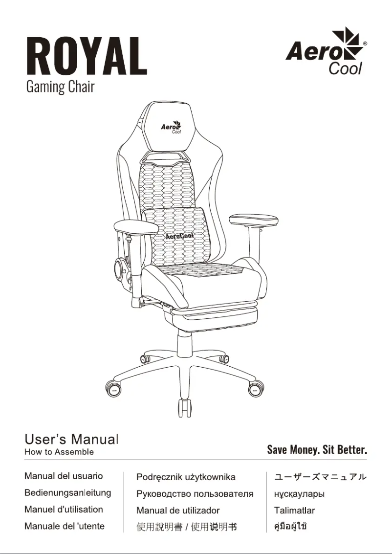 Page 1 de la notice Manuel utilisateur AeroCool Royal