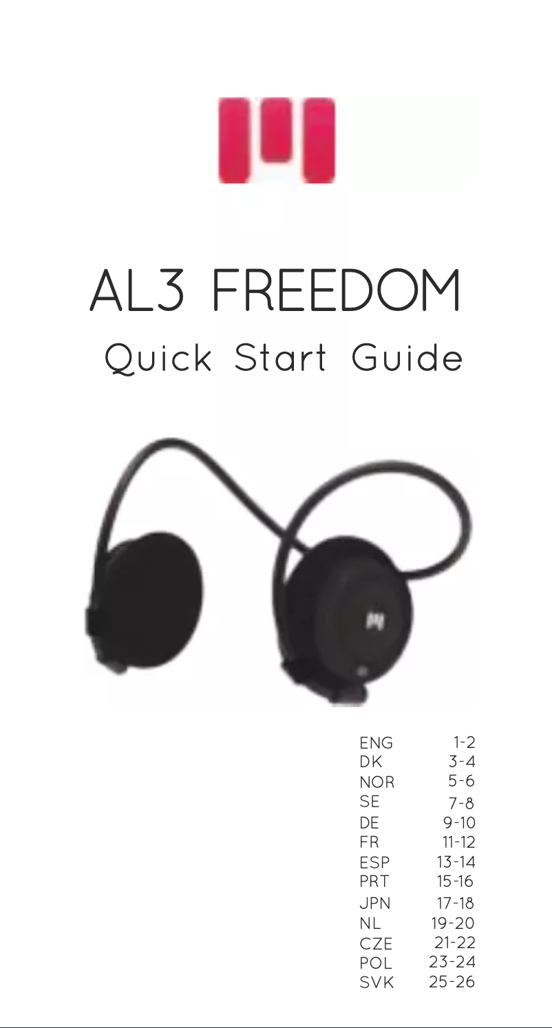 Image de la première page du manuel de l'appareil AL3+