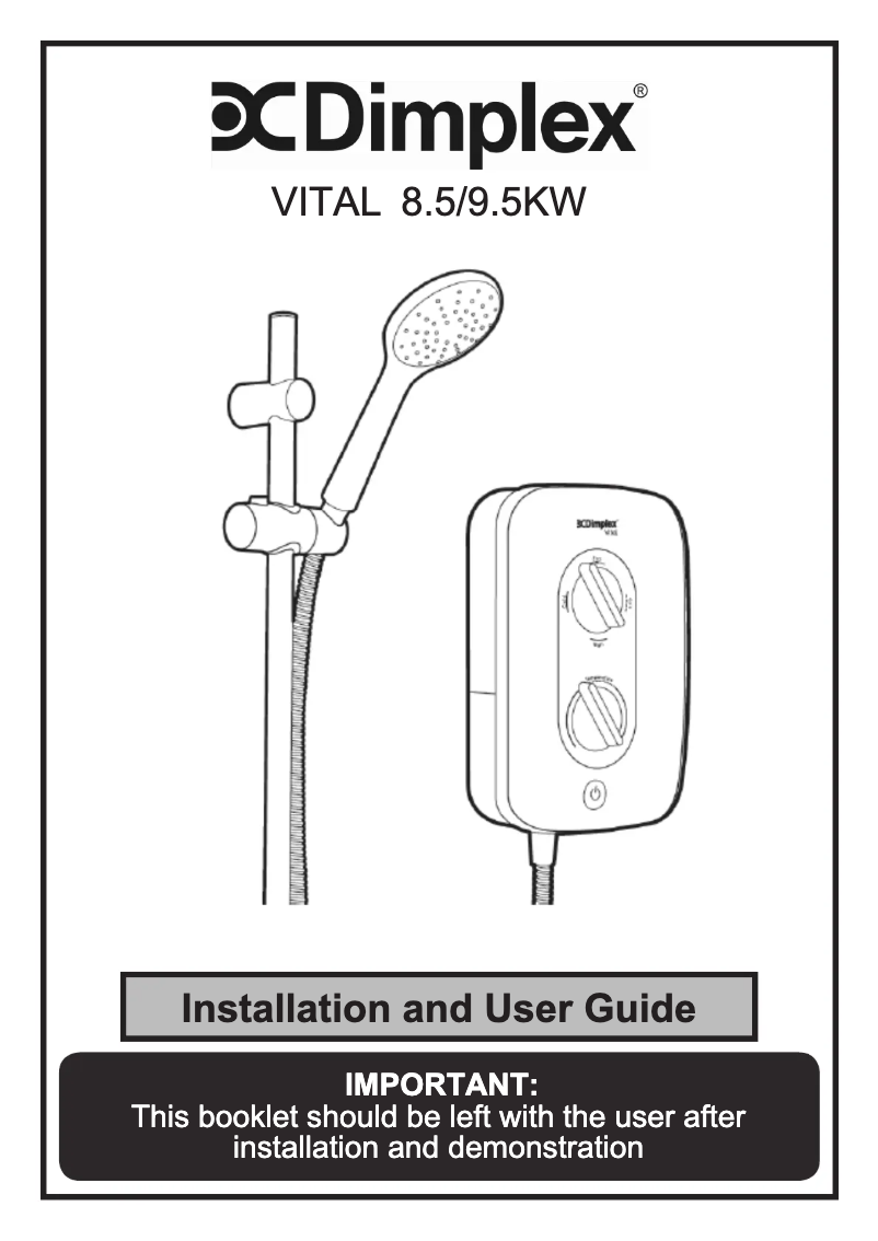 Page n°1 - Manuel utilisateur Dimplex DVLS85