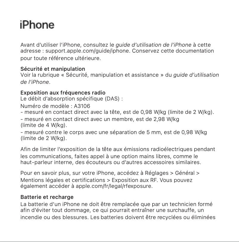 Imagen de la primera página del manual del dispositivo iPhone 12 Pro Max
