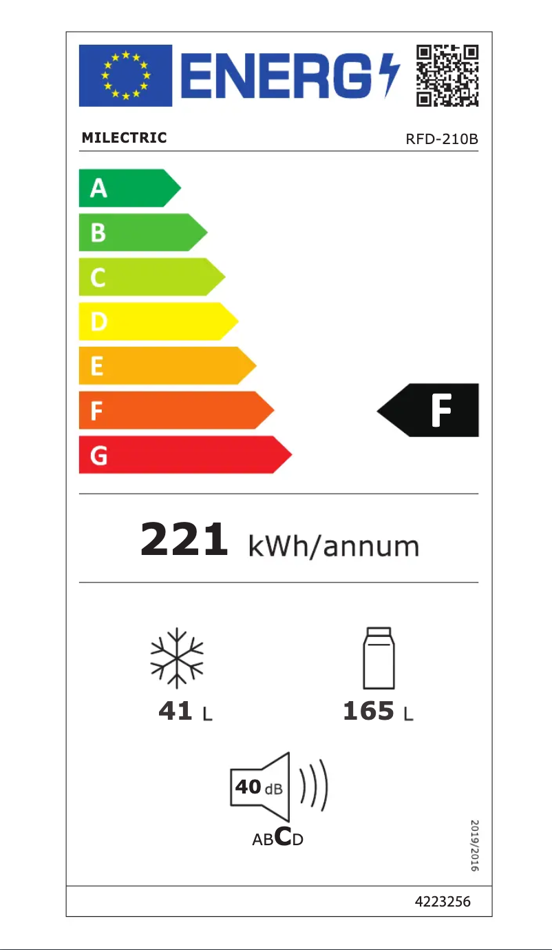 Image de la première page du manuel de l'appareil RFD-210B